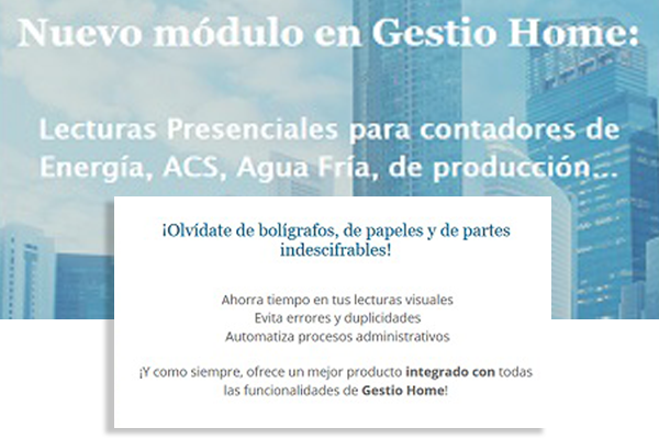 Lectura presencial en Gestio Home: